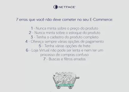 7 erros que você não deve cometer no seu E-Commerce