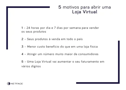 5 motivos para abrir uma loja virtual