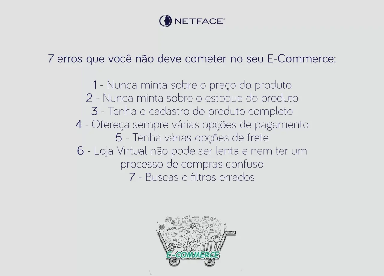 7 erros que você não deve cometer no seu E-Commerce